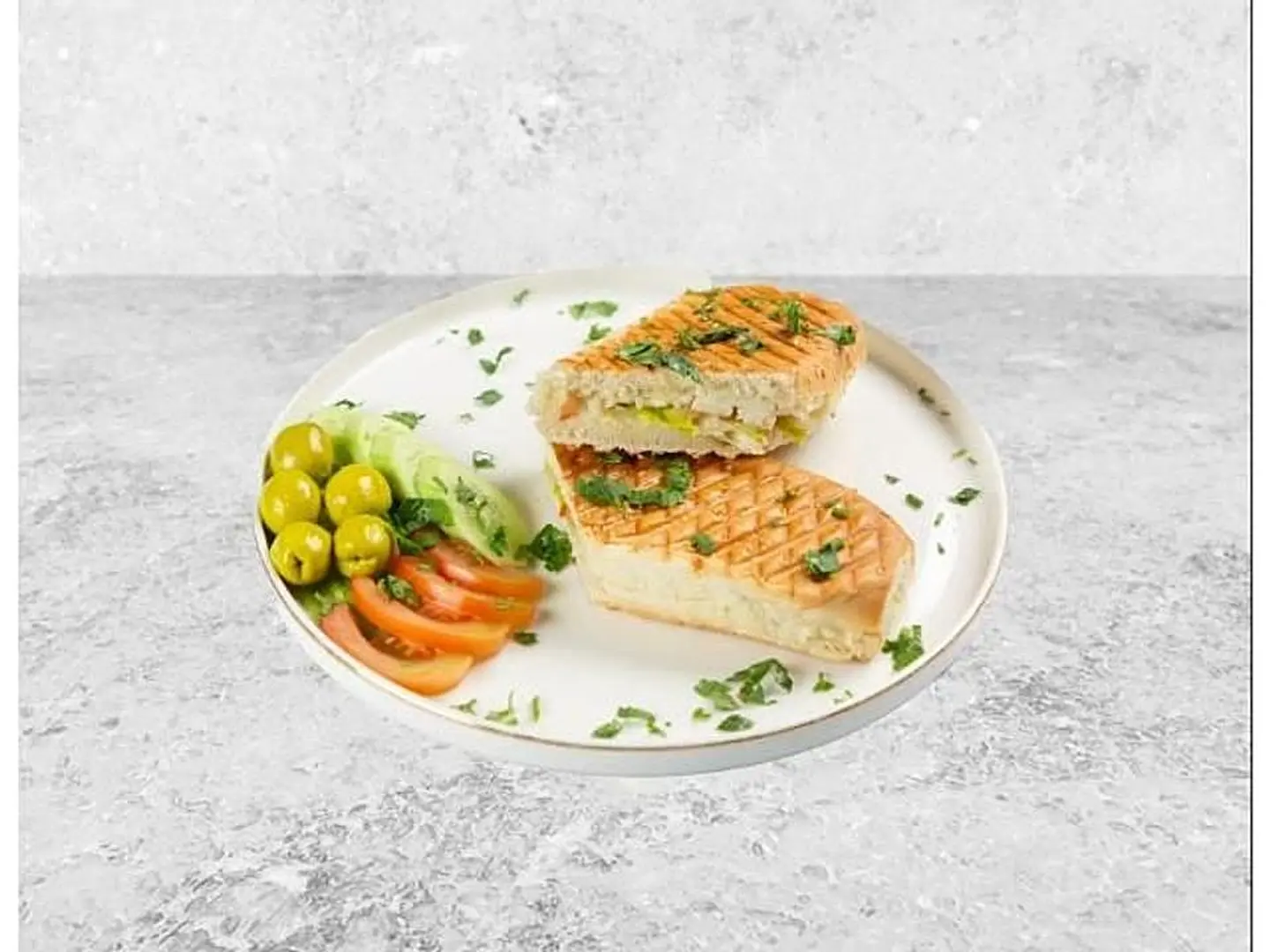 Cheese And Vegetable Sandwich