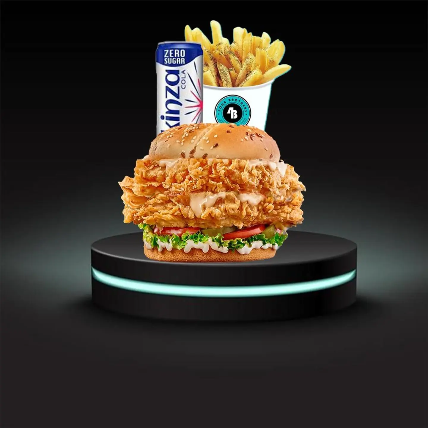 Double Zinger Burger Meal