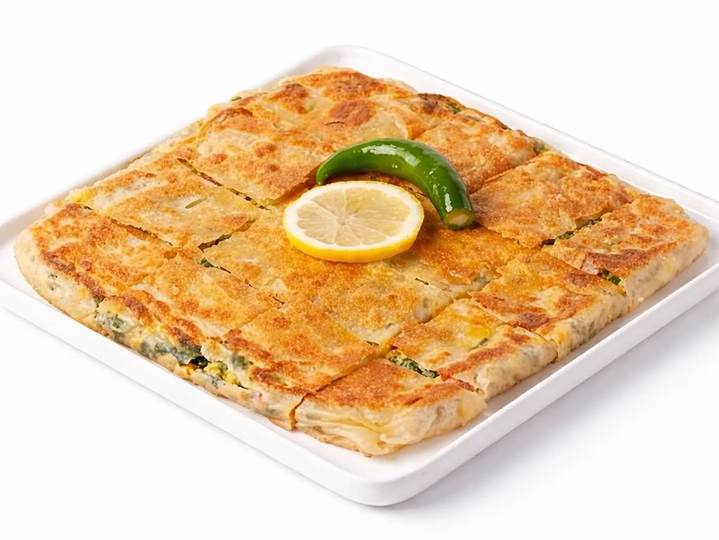 Vegetable Mutabbaq With Cheese