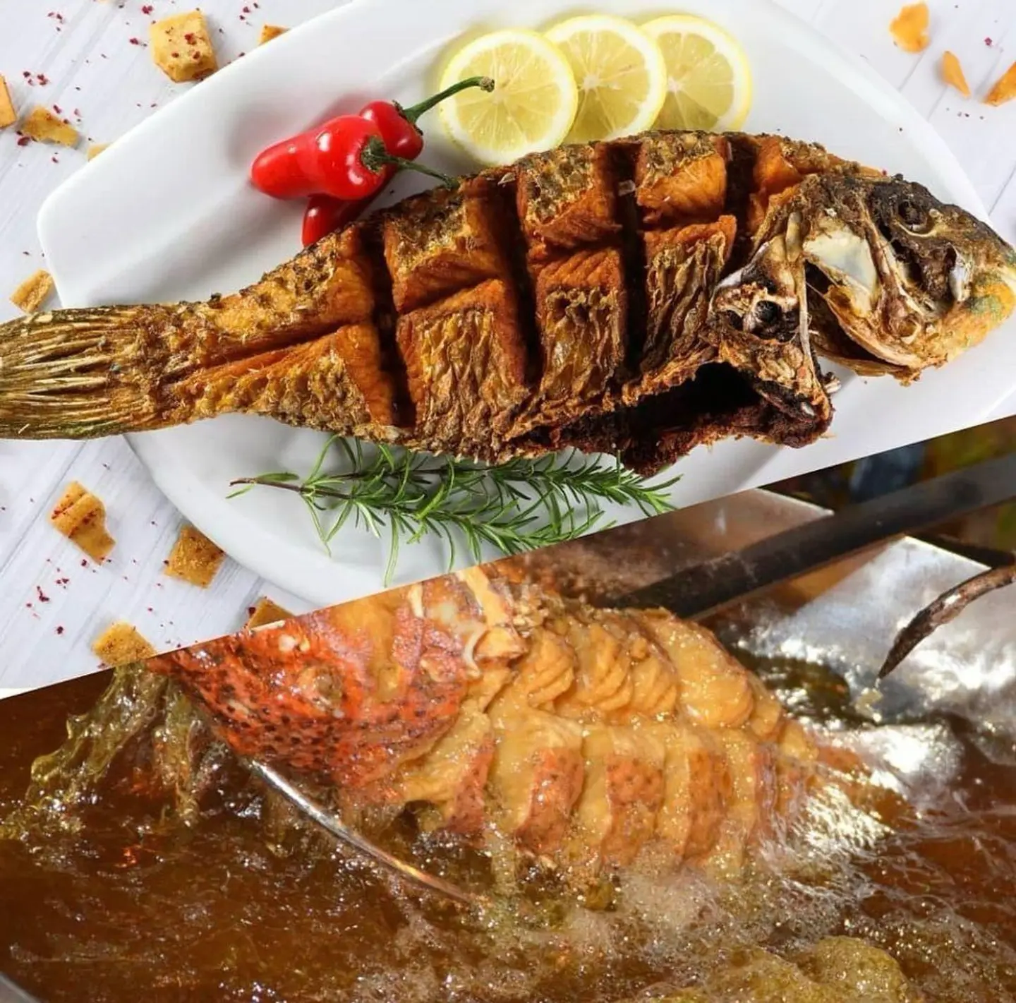 Fried Hamour Fish - 1 Kg