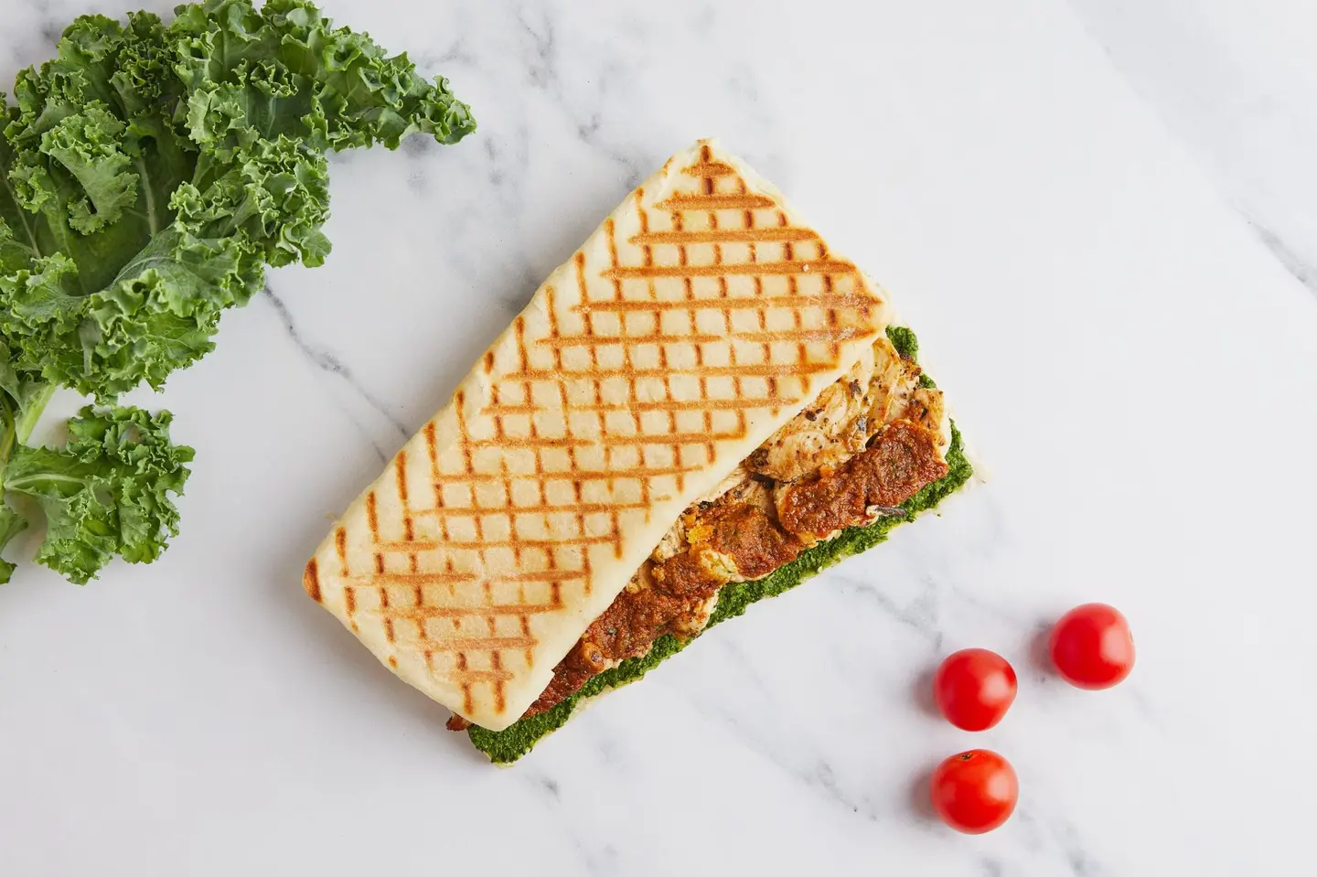 Grilled Chicken And Pesto Sandwich