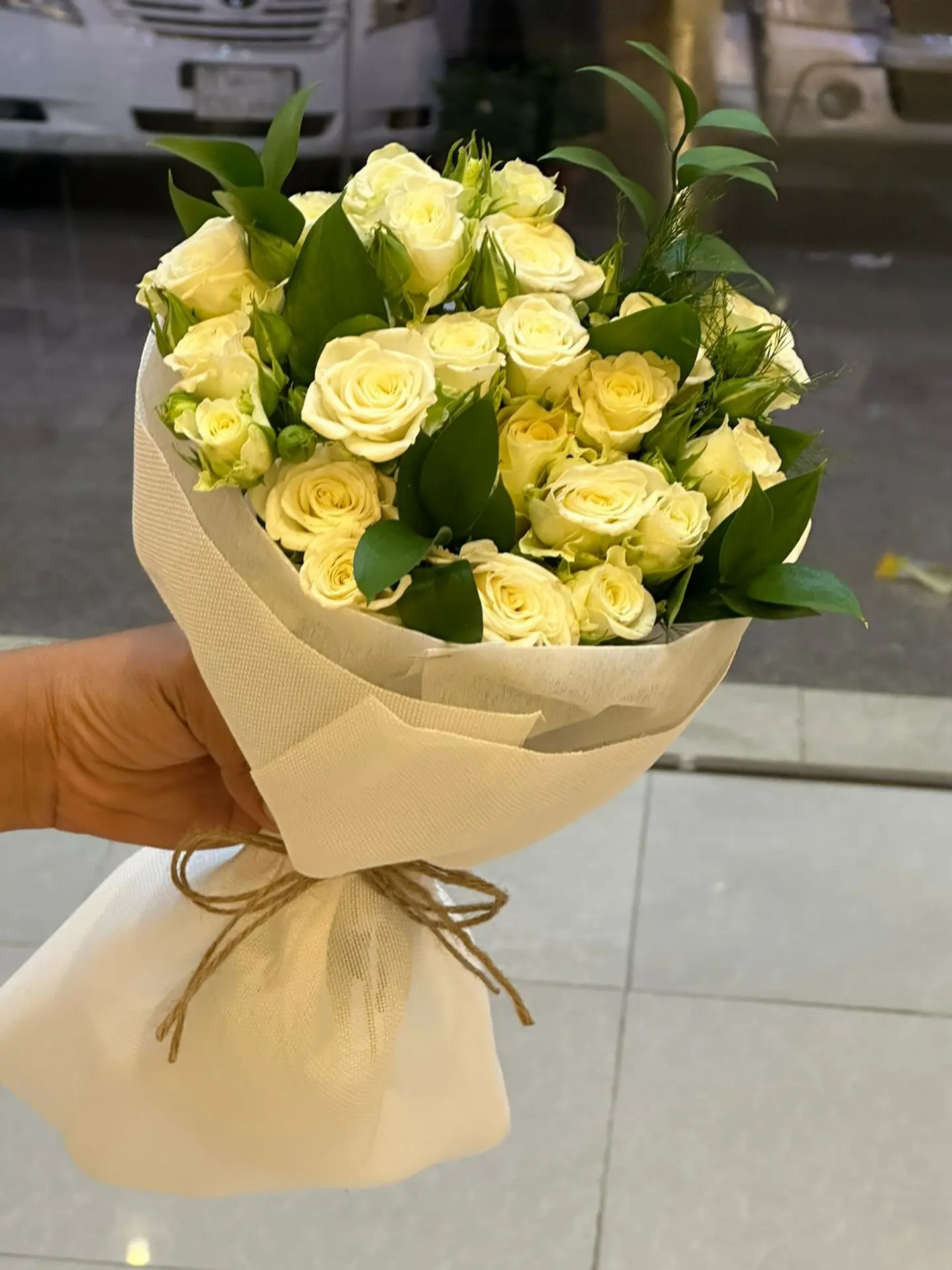 باقه بيبي روز ابيض