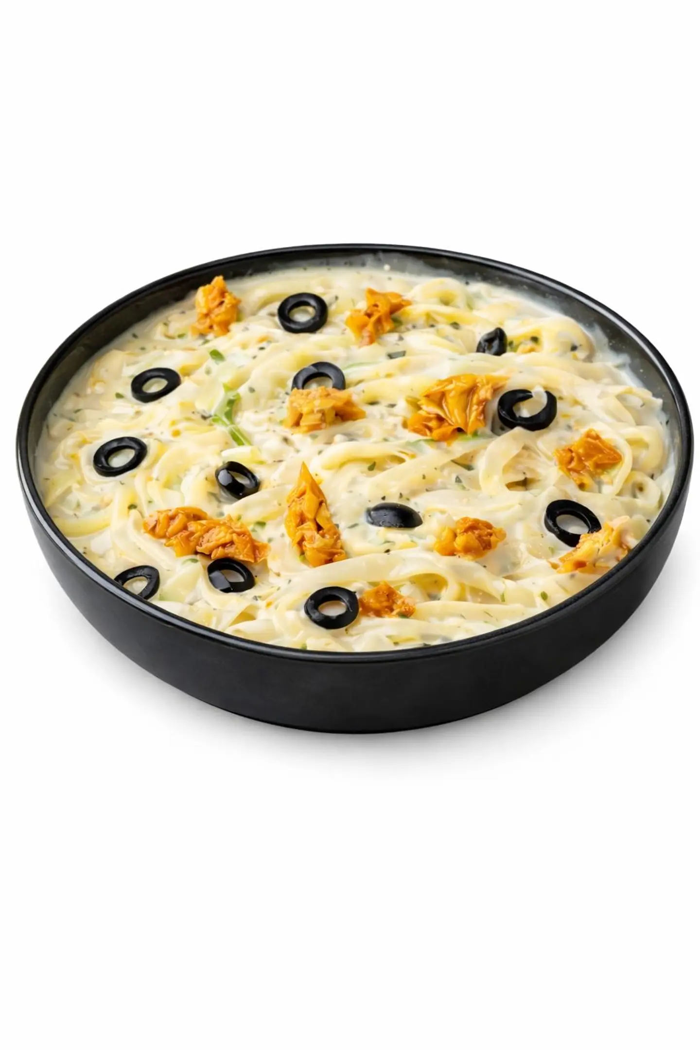 باستا حلزوني بالصوص الابيض