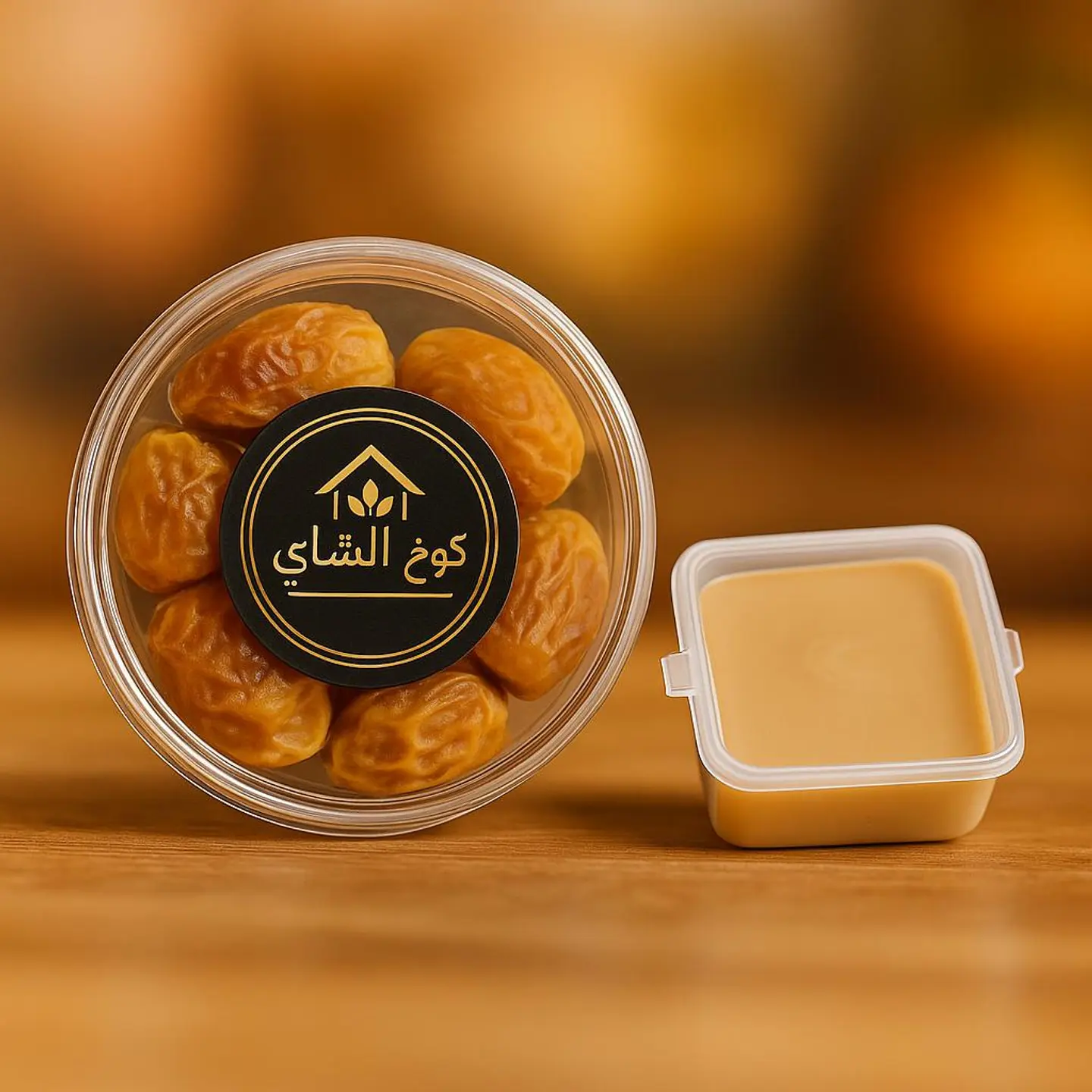 تمر و طحينية