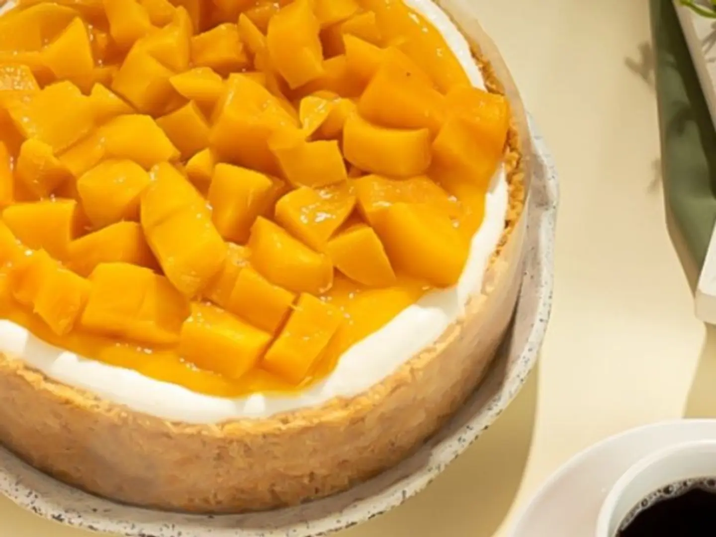 تشيز كيك مانجو - 8-10 أشخاص