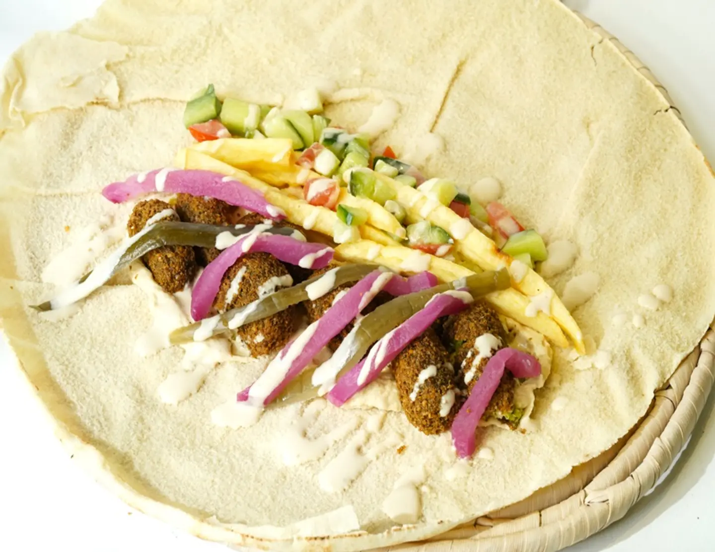Mixed Falafel Sandwich