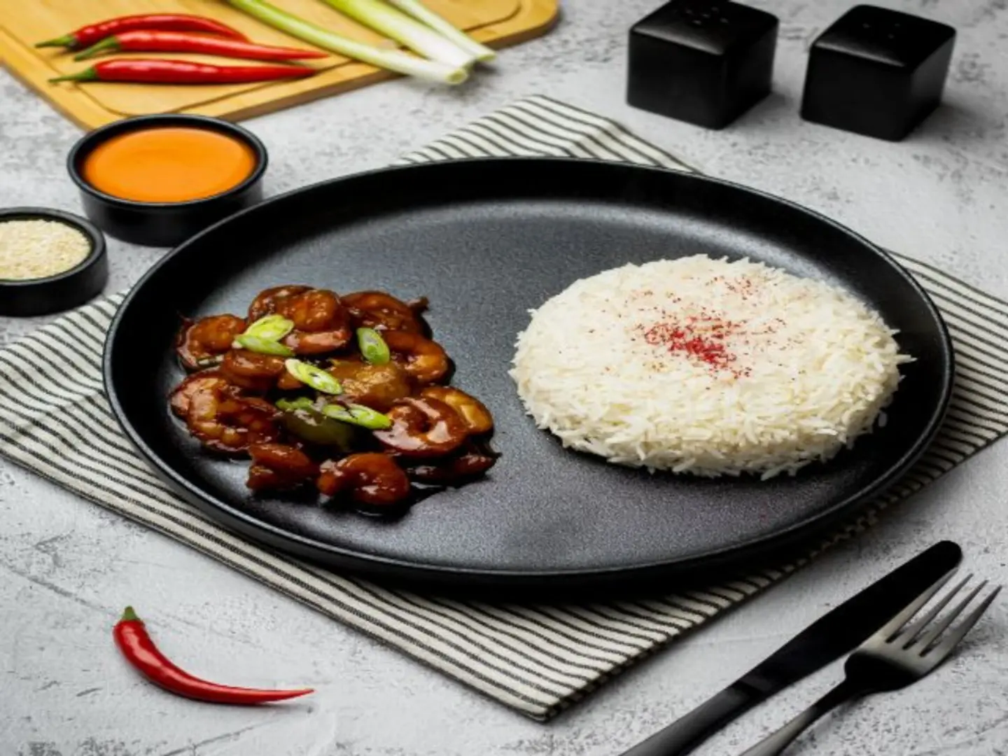 Shrimp Teppanyaki