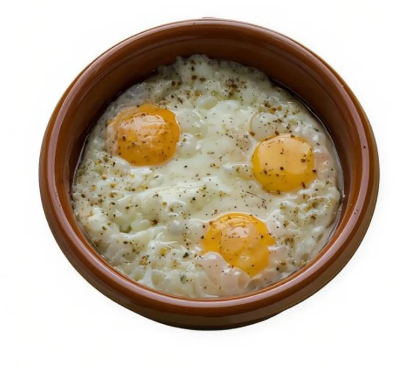 Fried Egg Clay Pot