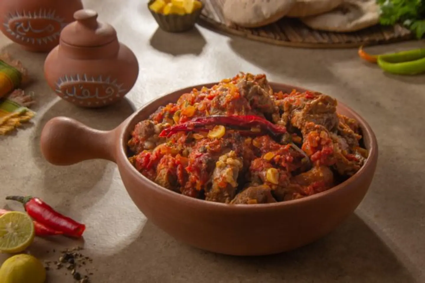طبق لحمة راس