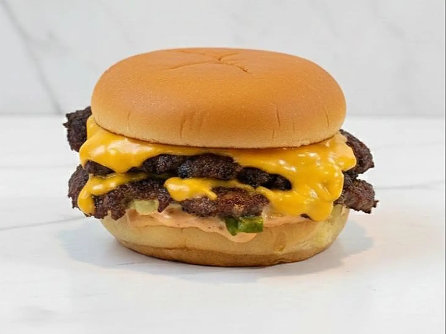 دبل برجر لحم