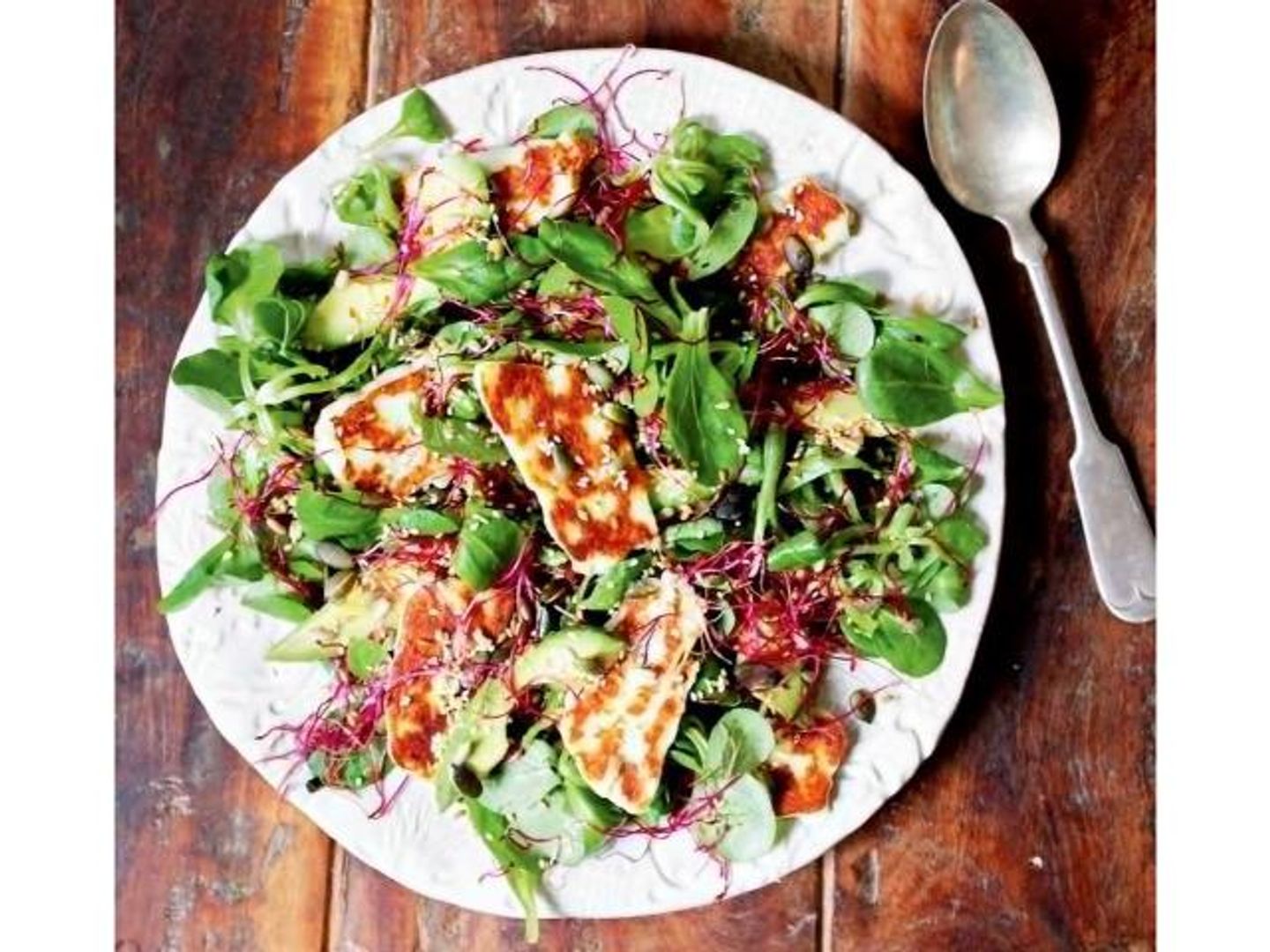 Grilled Halloumi Salad