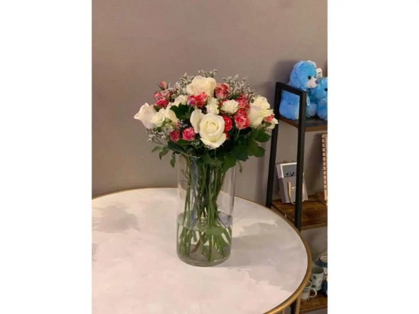 Rose And Baby Rose Dual Vase