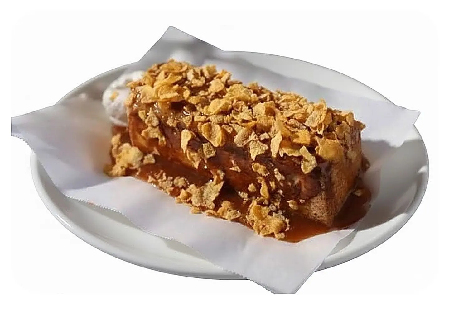 French Toast With Salted Caramel Sauce