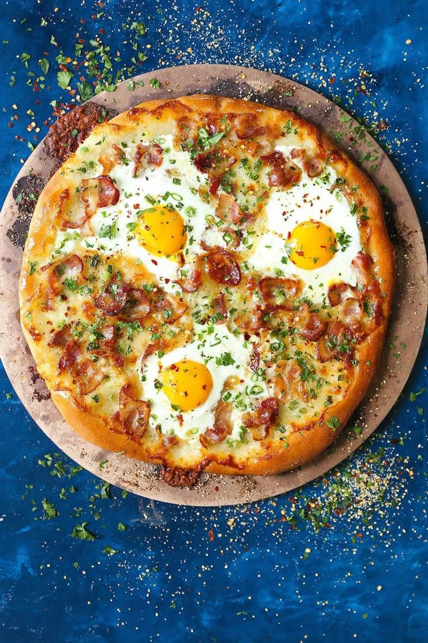 Pizza With Eggs