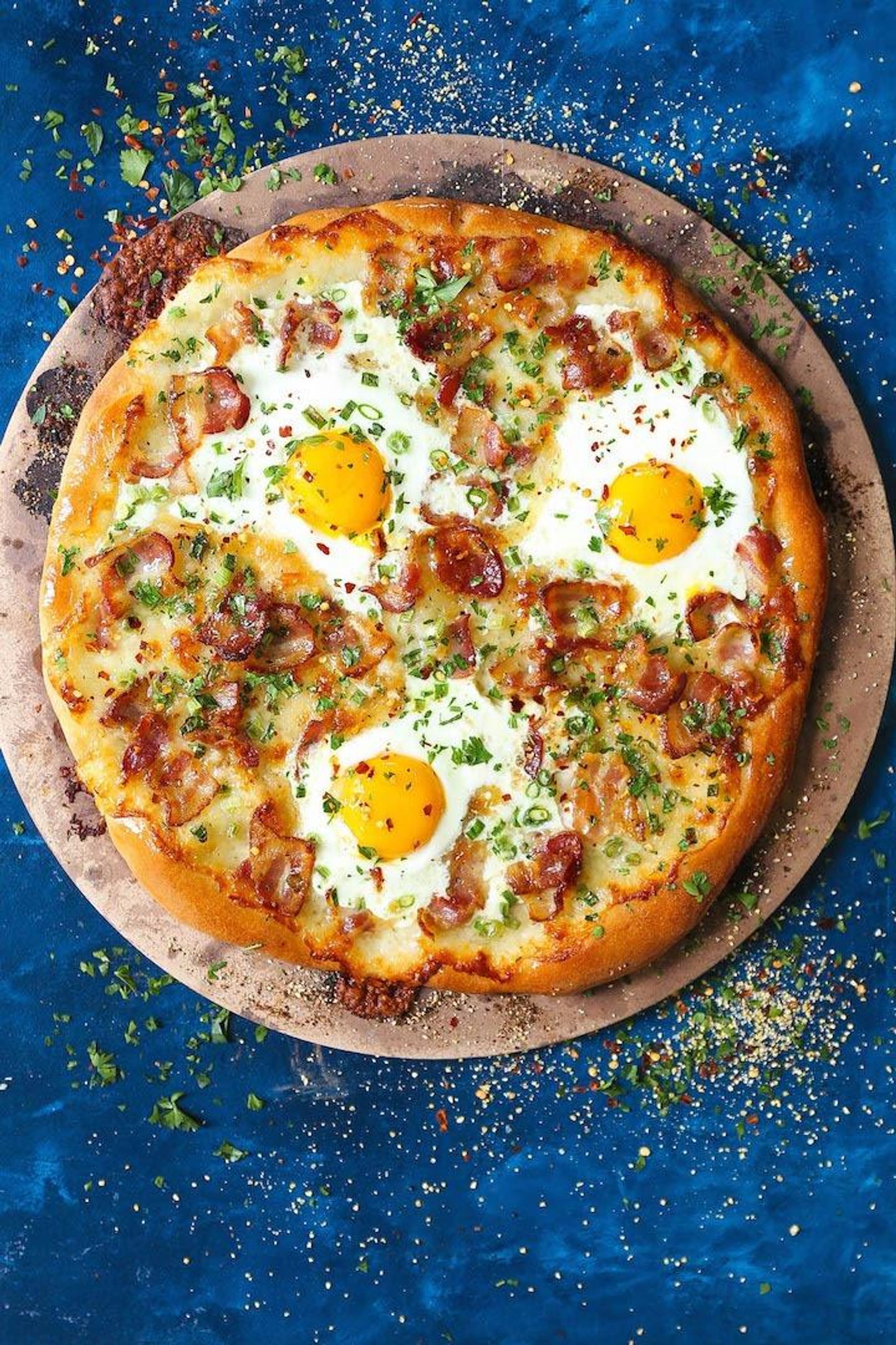 Pizza With Eggs