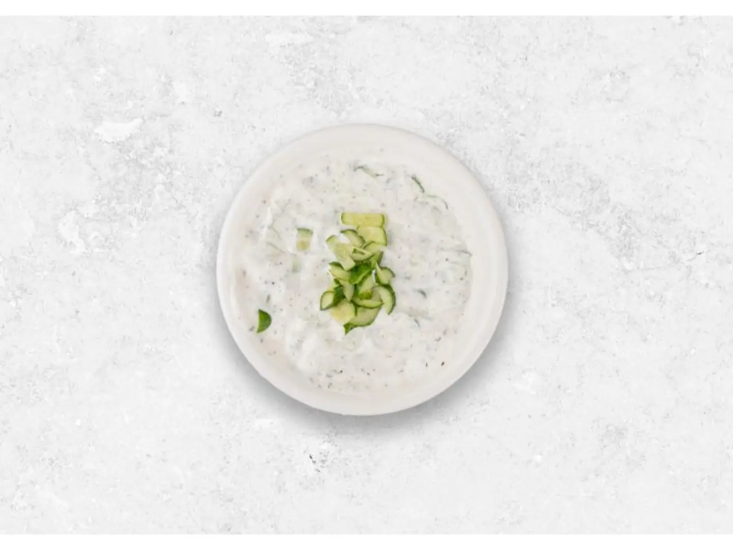 سلطة خيار و لبن