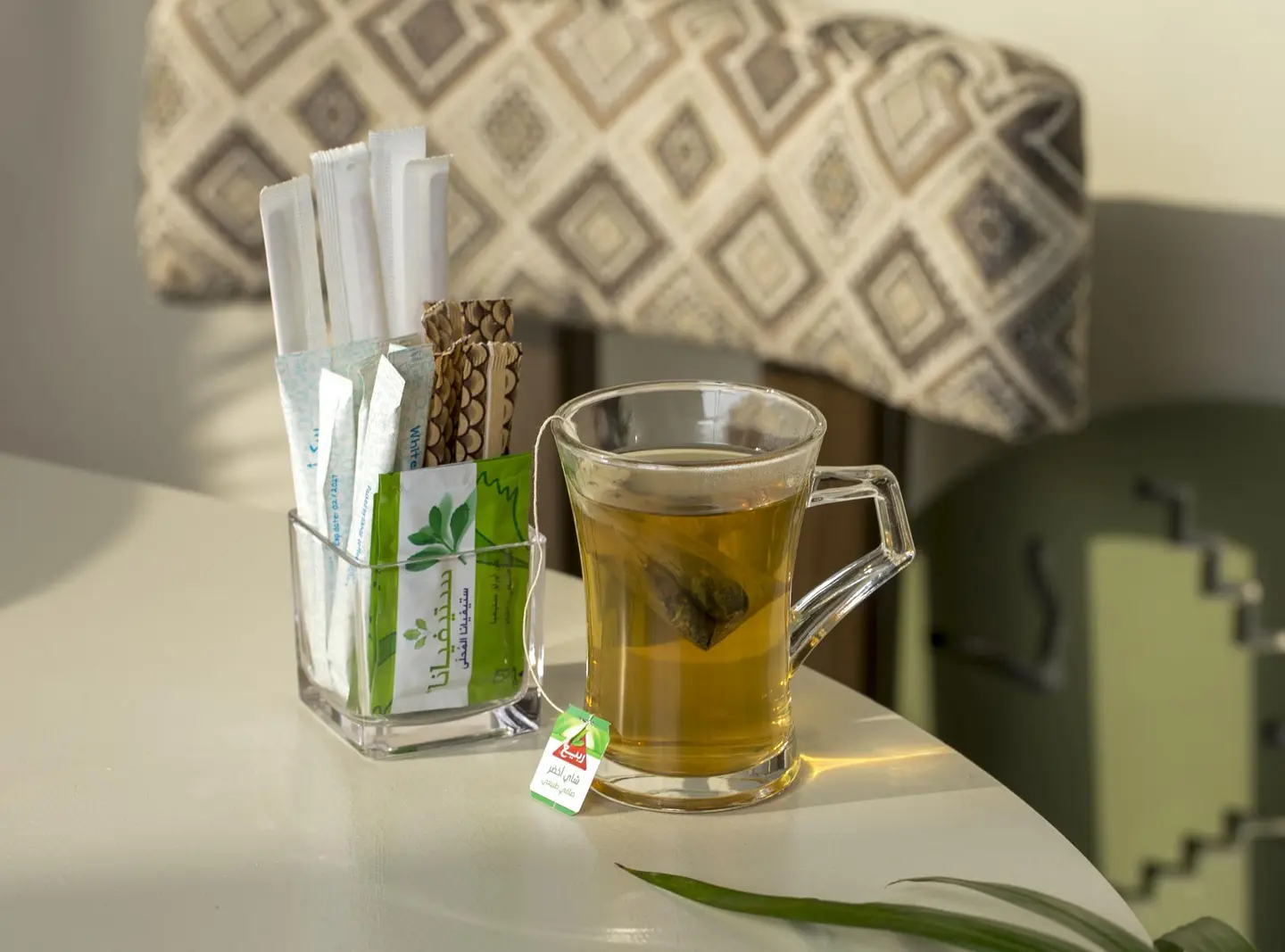 كوب شاي أخضر