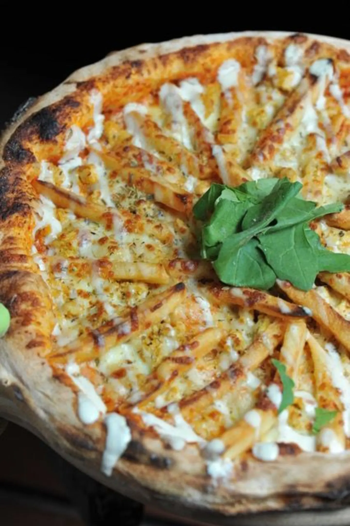 بيتزا البطاطس المقلية