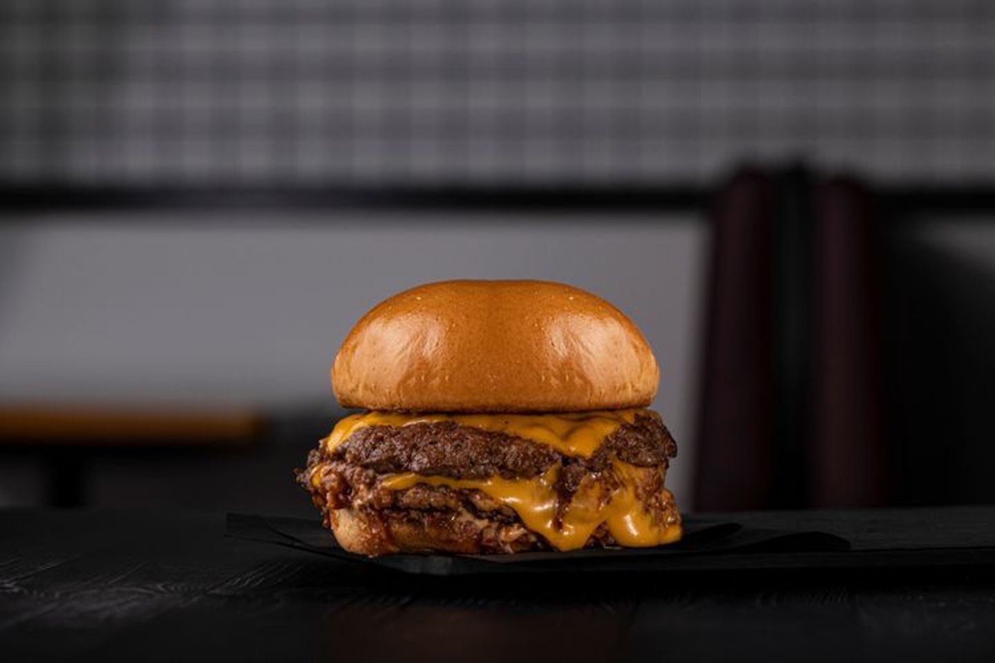Double Grilled Beef Burger