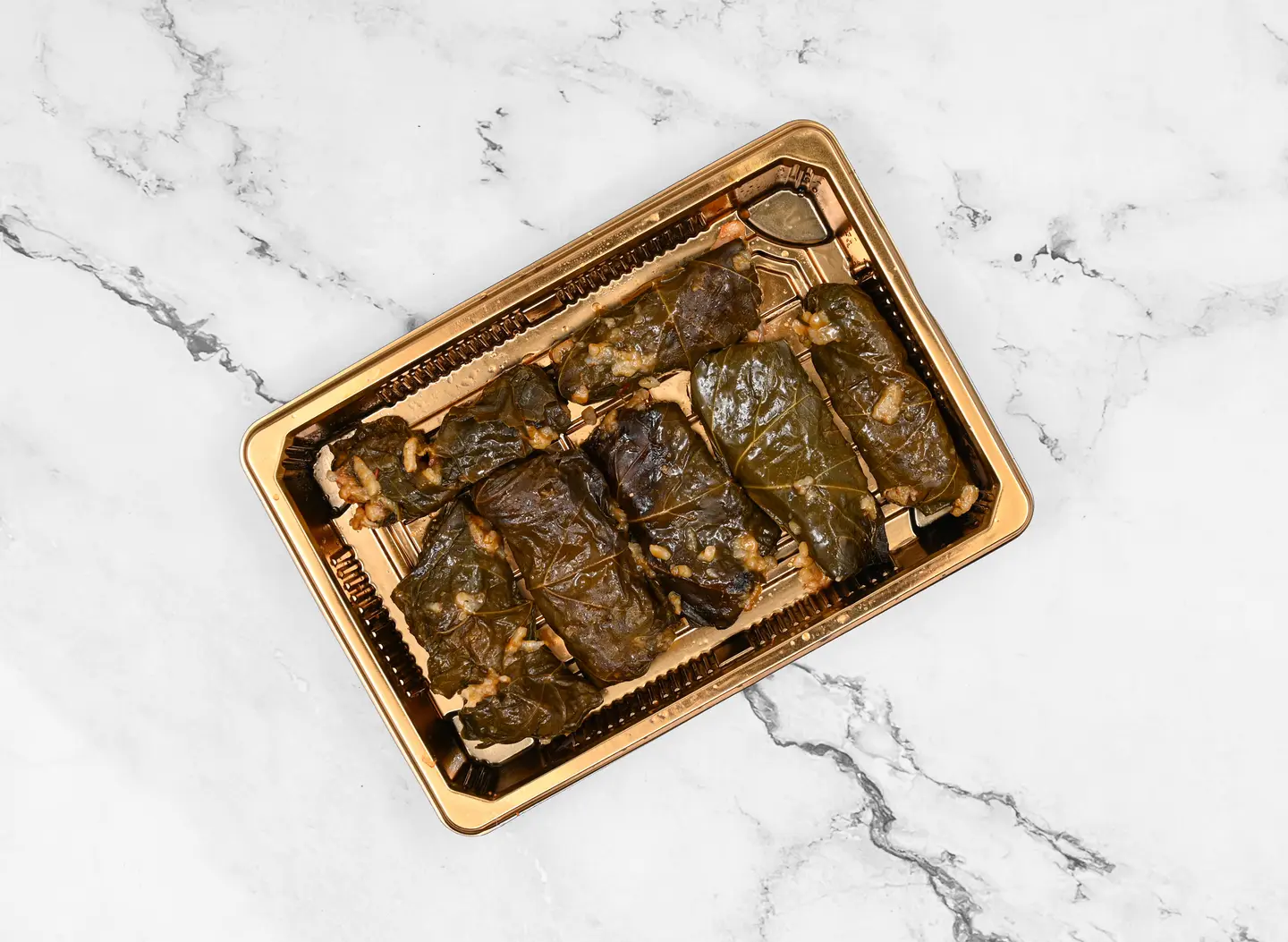 Small Stuffed Grape Leaves Plate