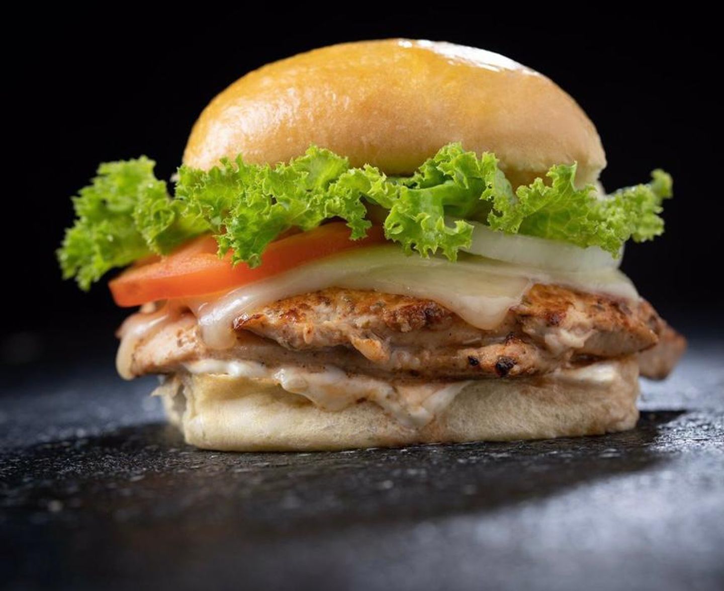 Chicken Burger With Cheese