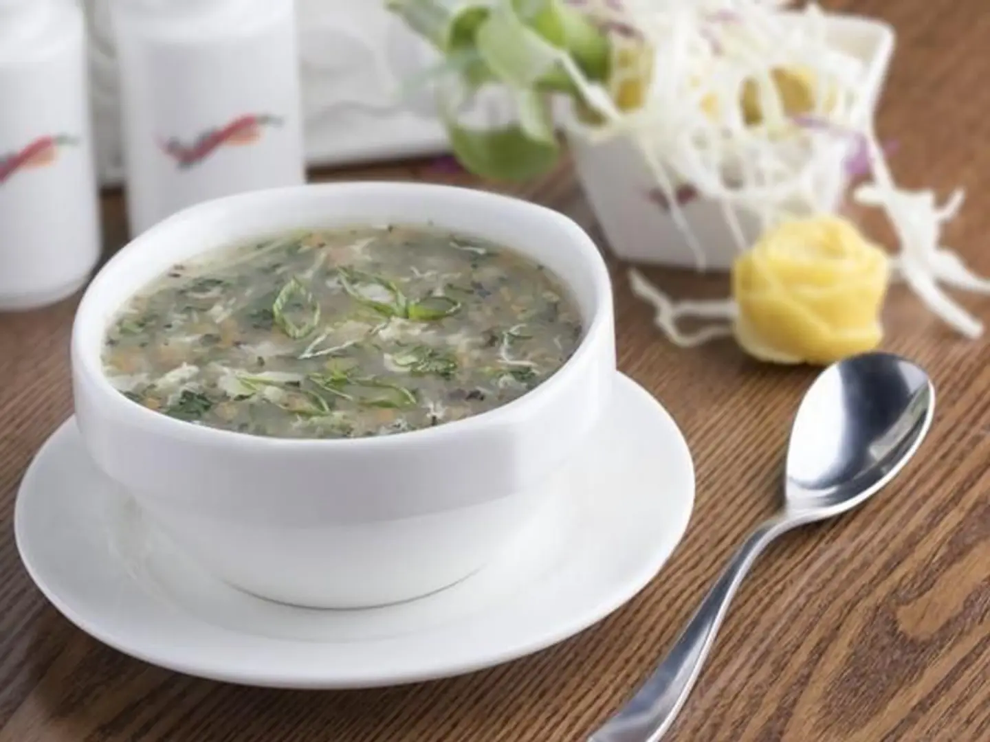 شوربة روبيان قوس قزح