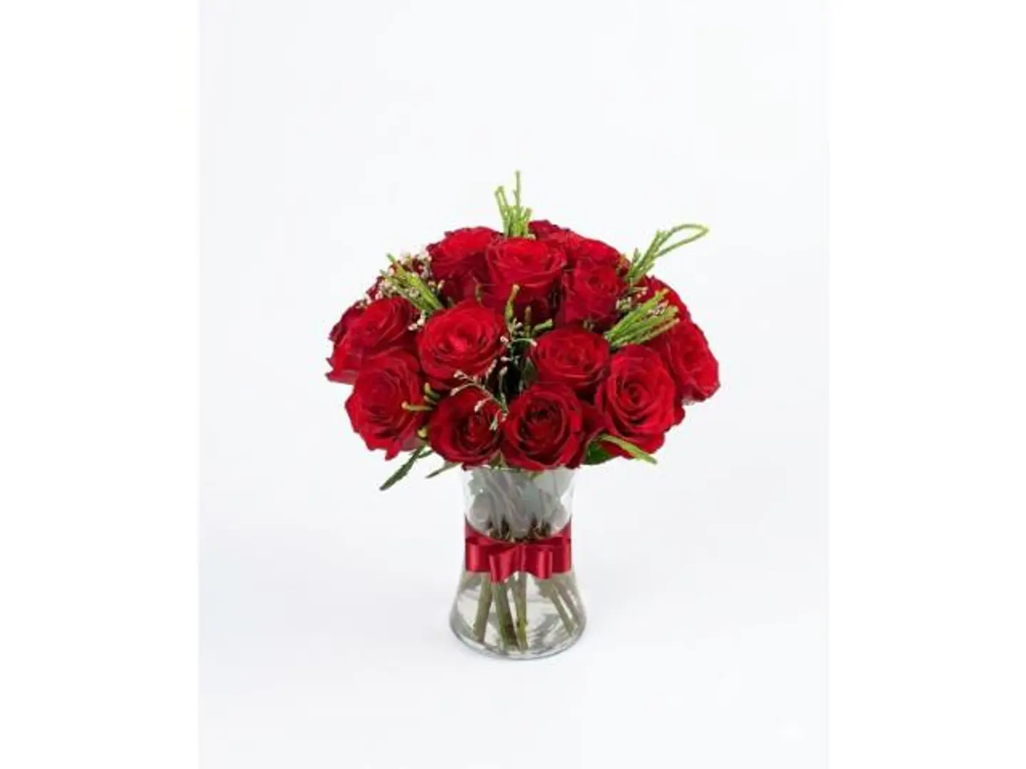 Red Roses Vase