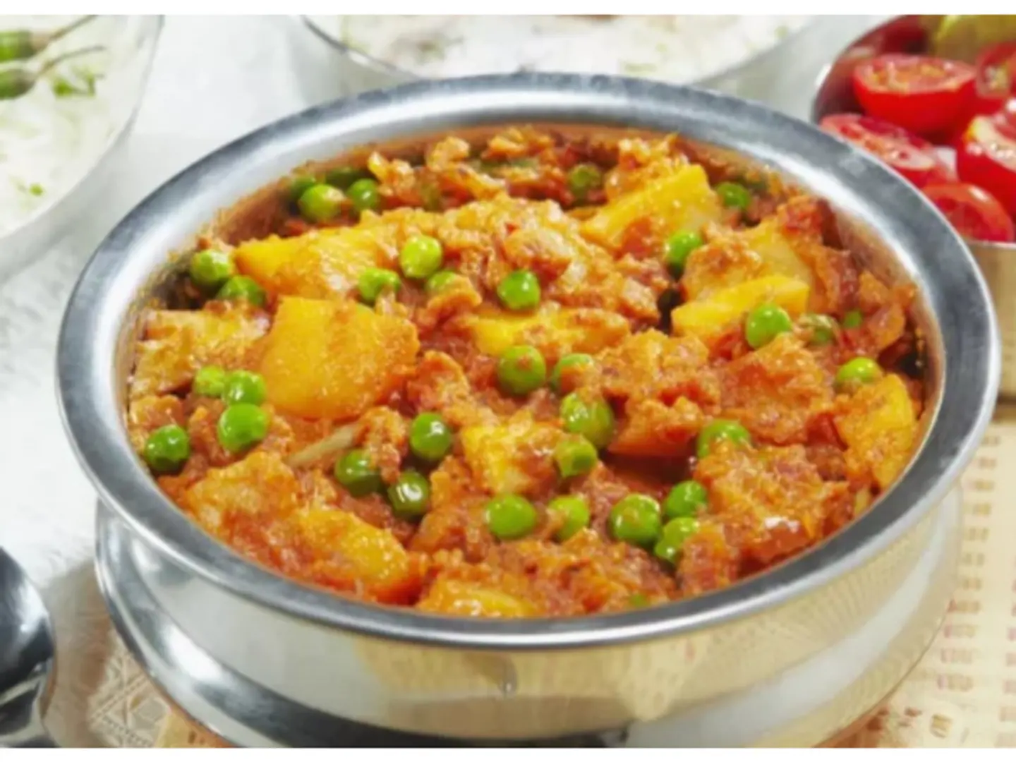 Potato With Peas