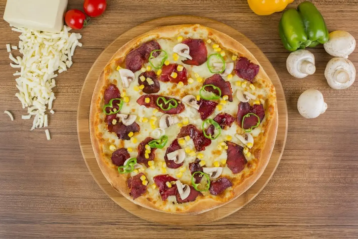 بيتزا بسطرمة - بيتزا بسطرمة كبير