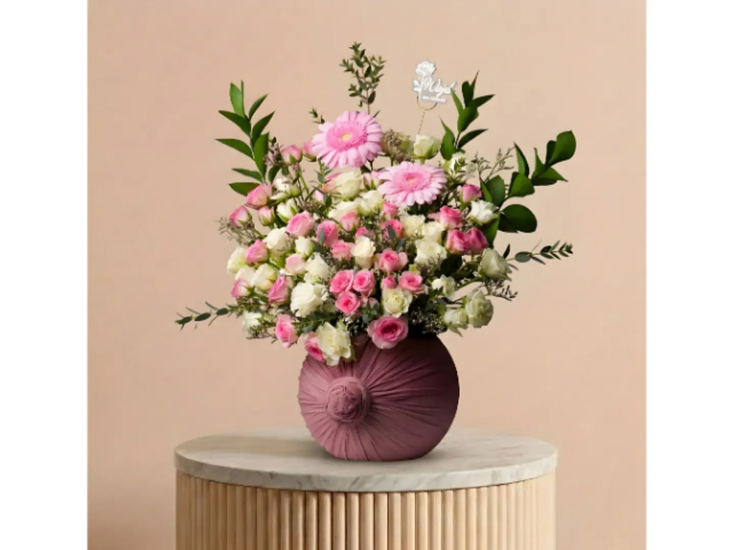 Mauve Vase