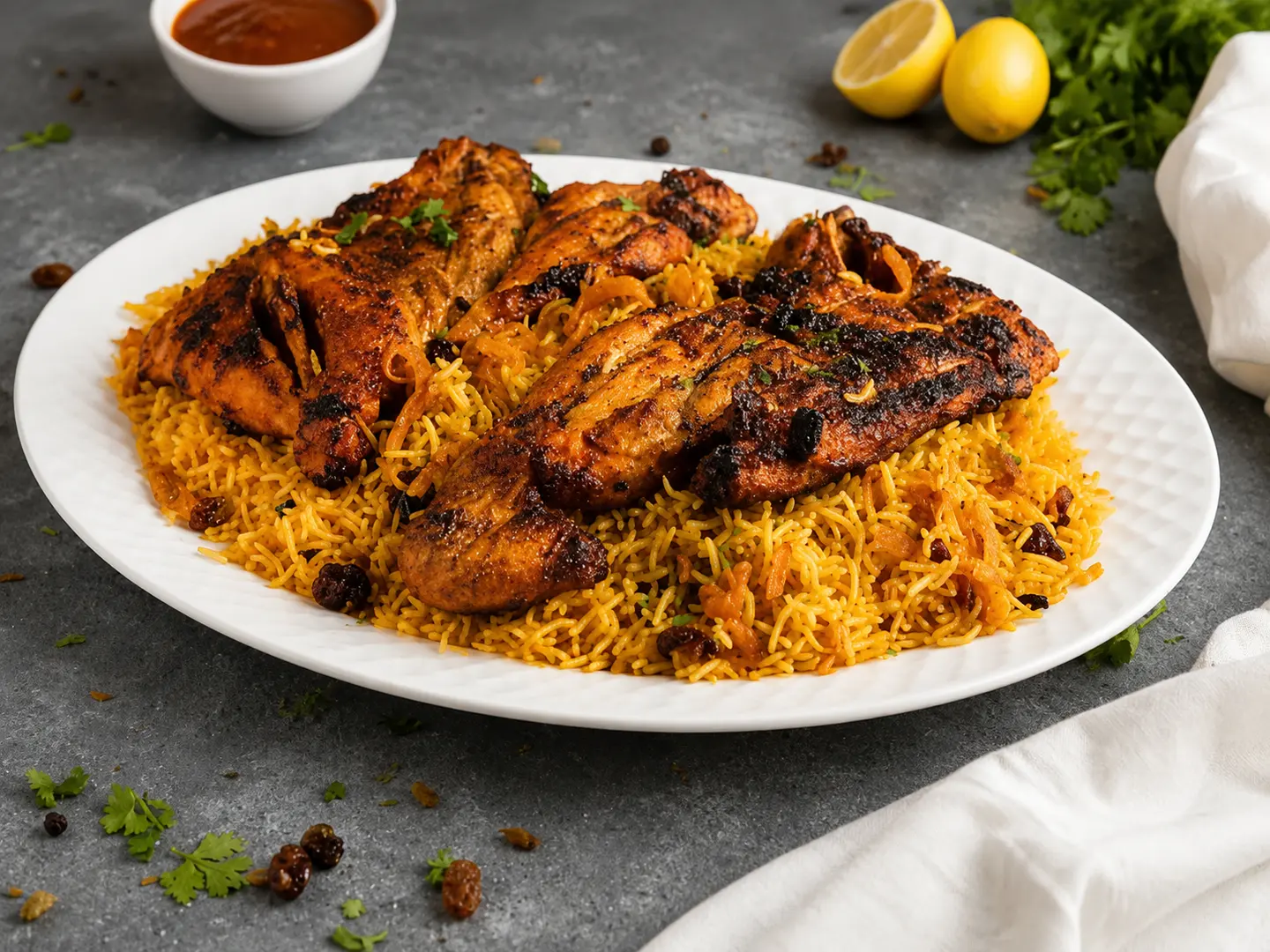 Half Charcoal Chicken