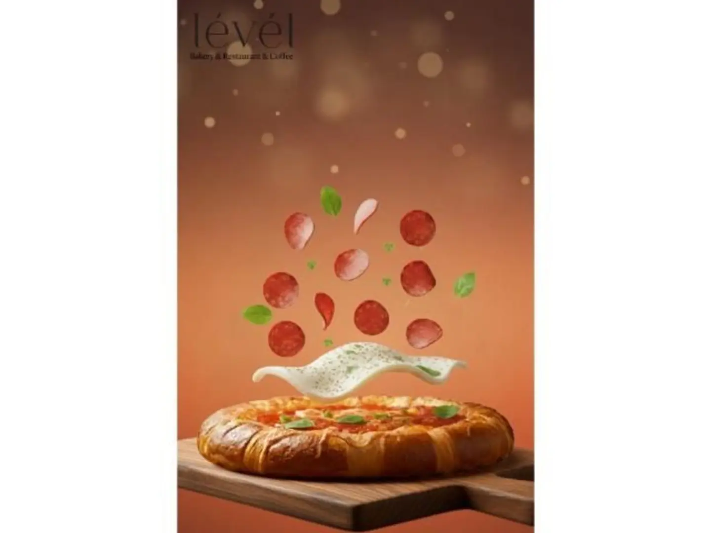 بيتزا ببروني بعجينة الكرواسون