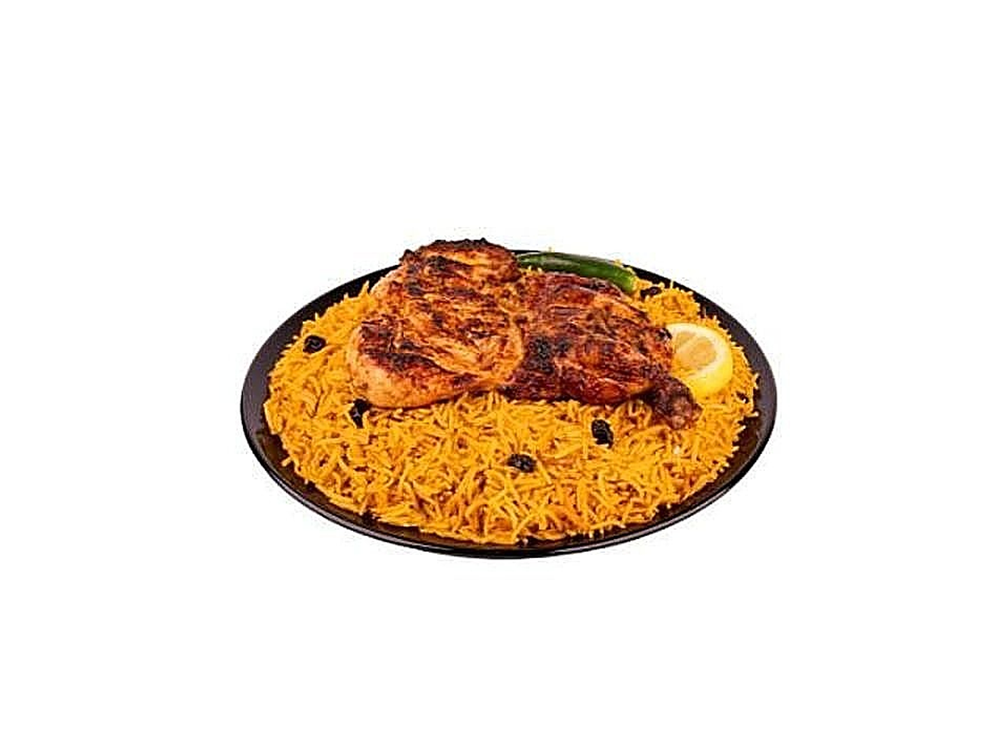 Half Grilled Chicken With Bukhari Rice