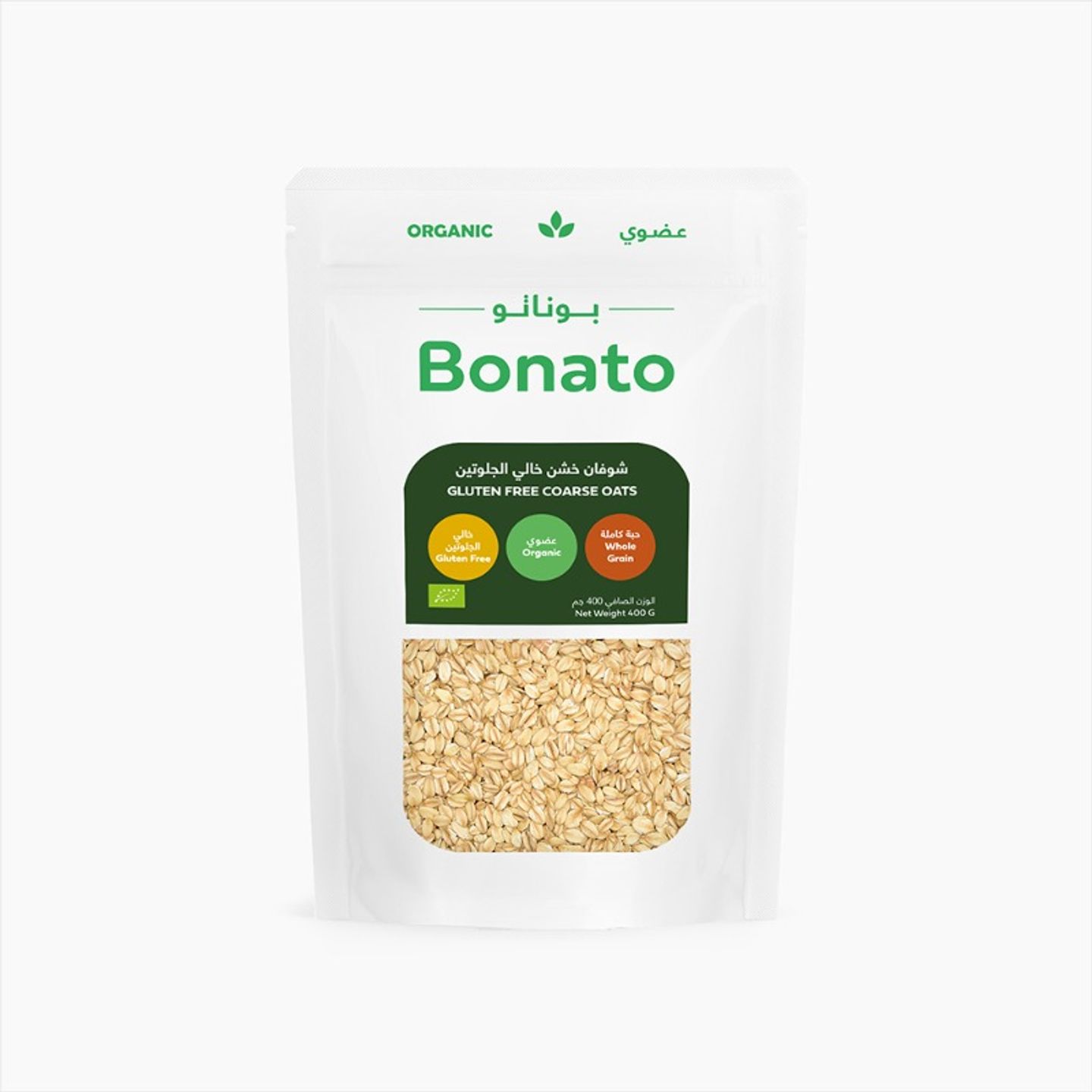 Bonato Organic Gluten Free Coarse Oats 400g