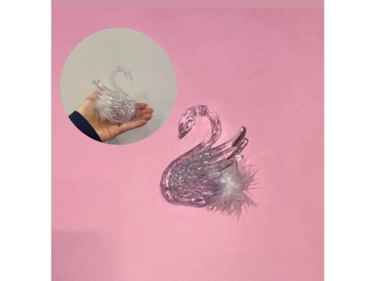 Crystal Swan Arrangement