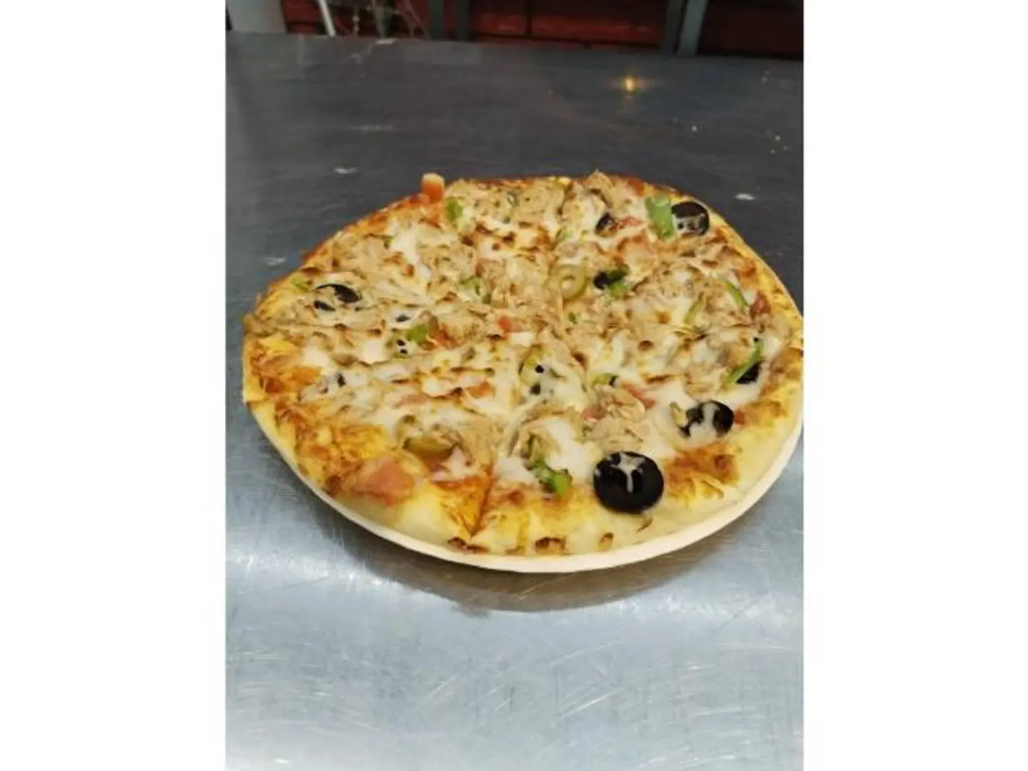 بيتزا دجاج بالخضار