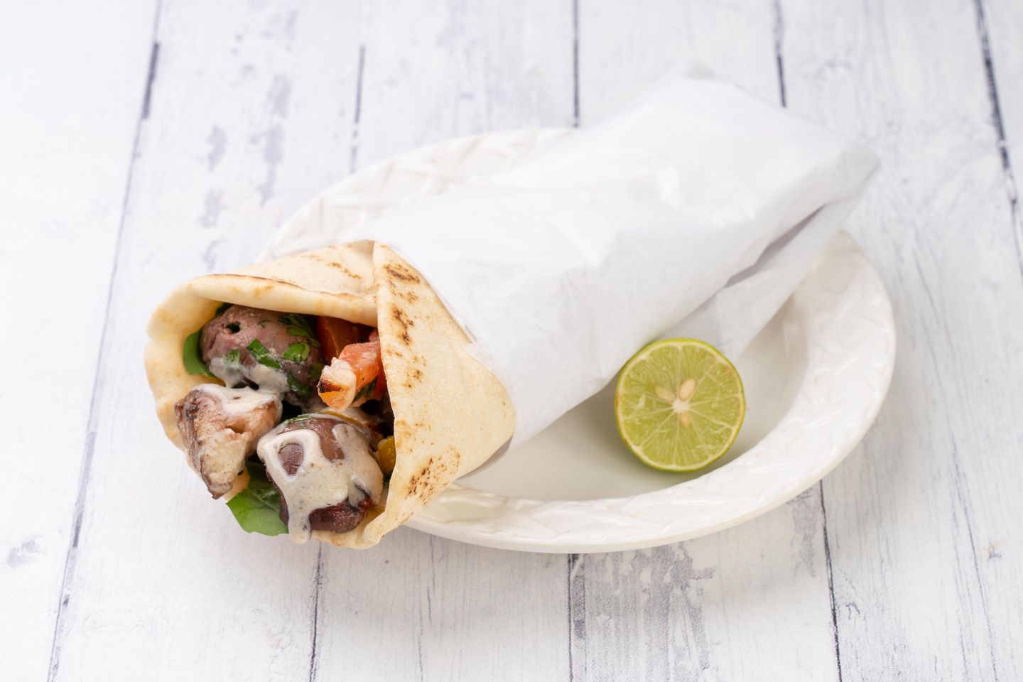 Grilled Meat Awsal Sandwich