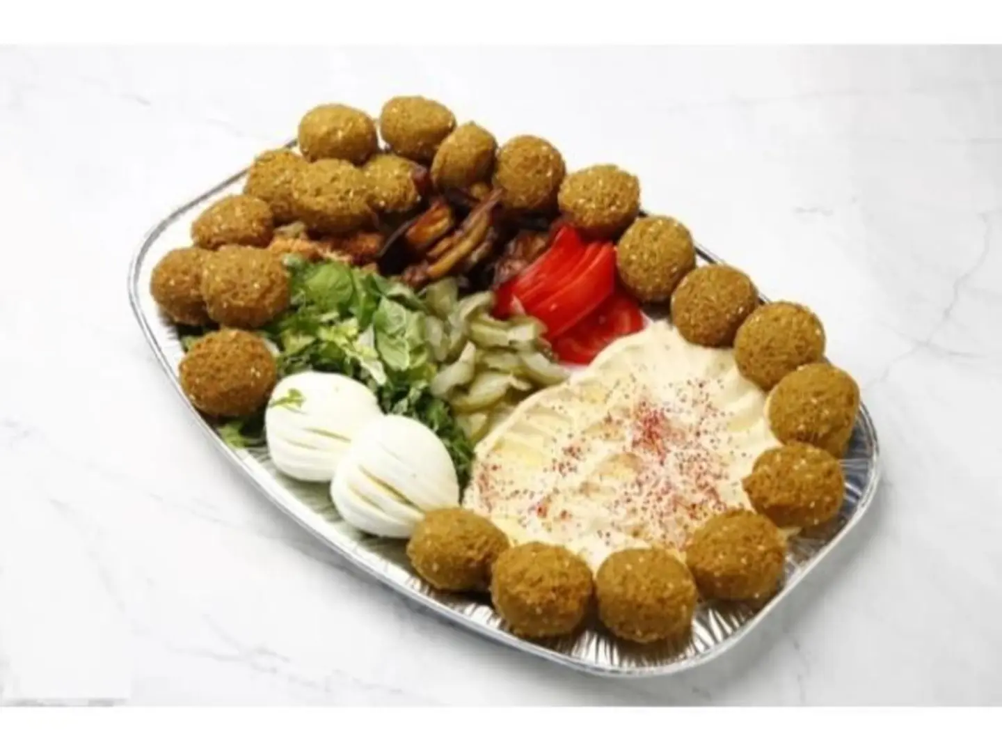 صحن مشكل صغير