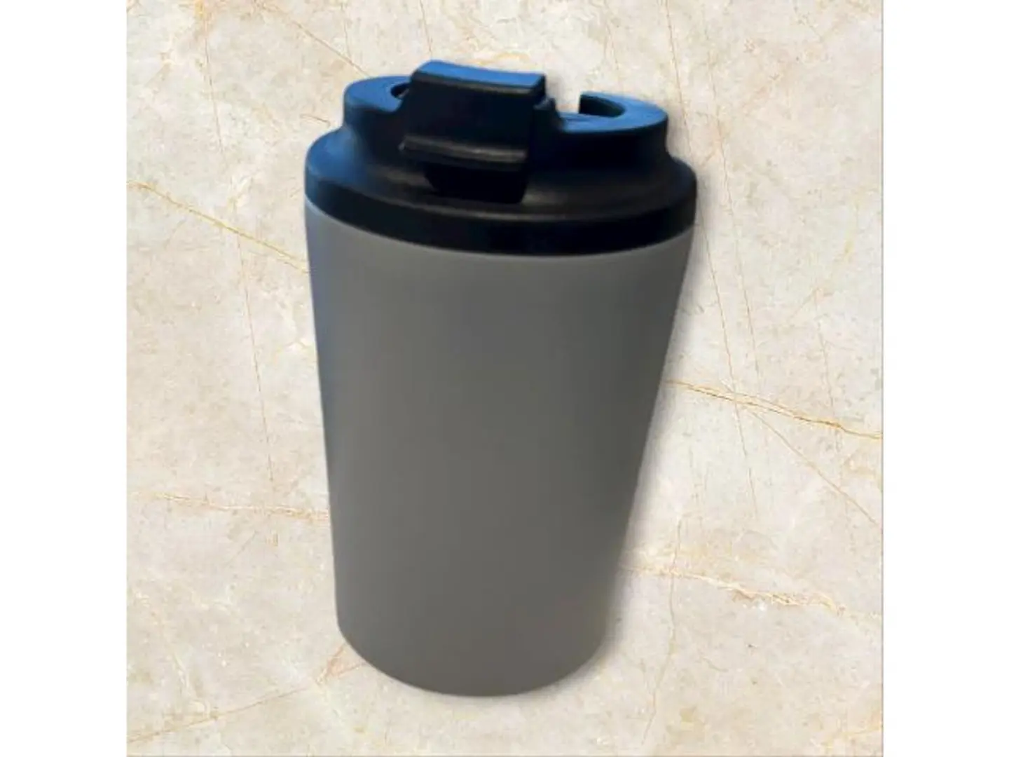 كوب خافظ للحرارة سعة 8اونص رصاصي