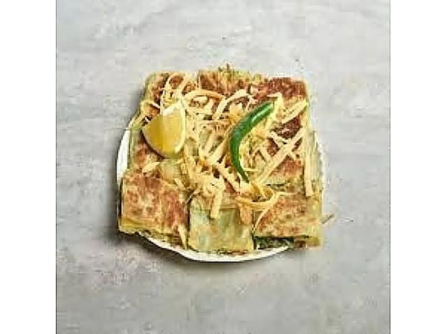 Vegetable Mutabbak With Cheese