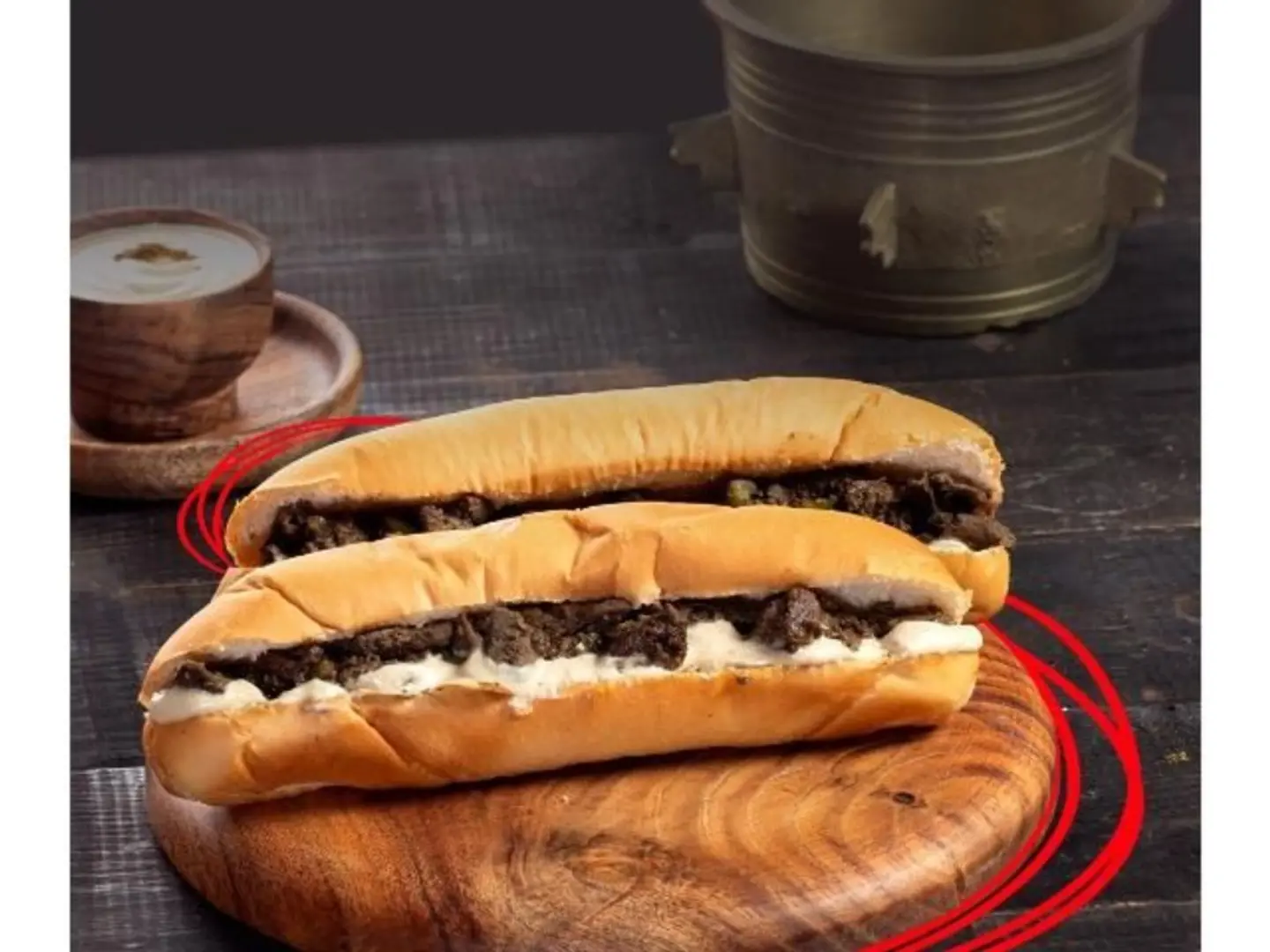 ساندوتش كبدة بالجبن