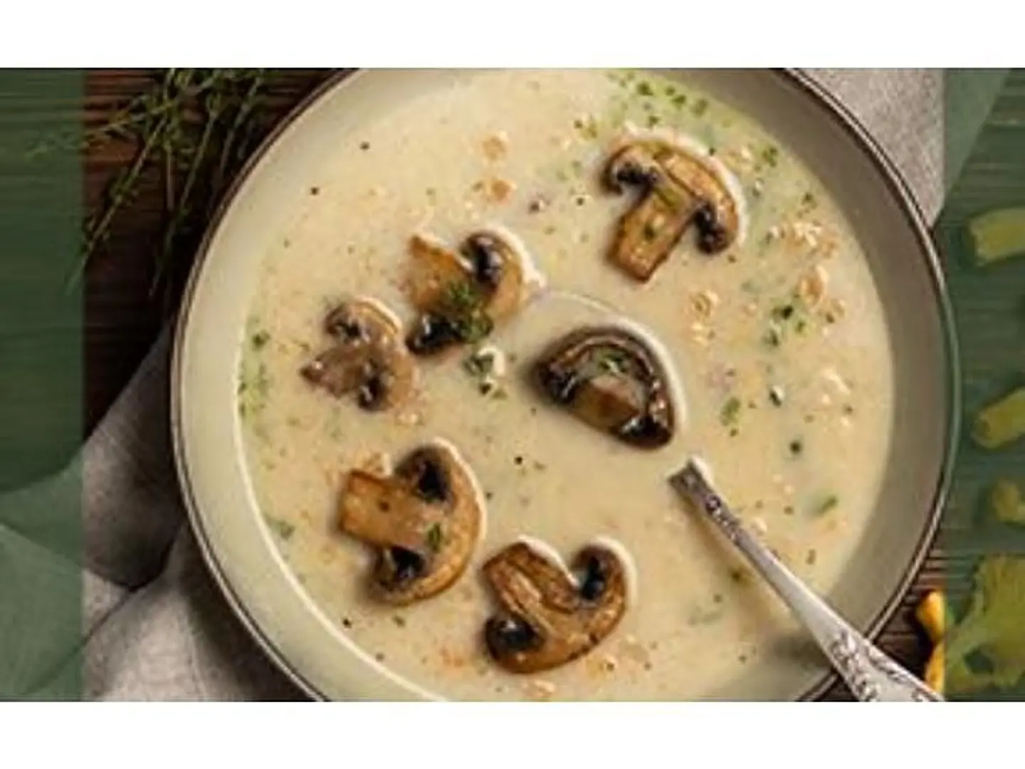 شوربة كريمة الفطر