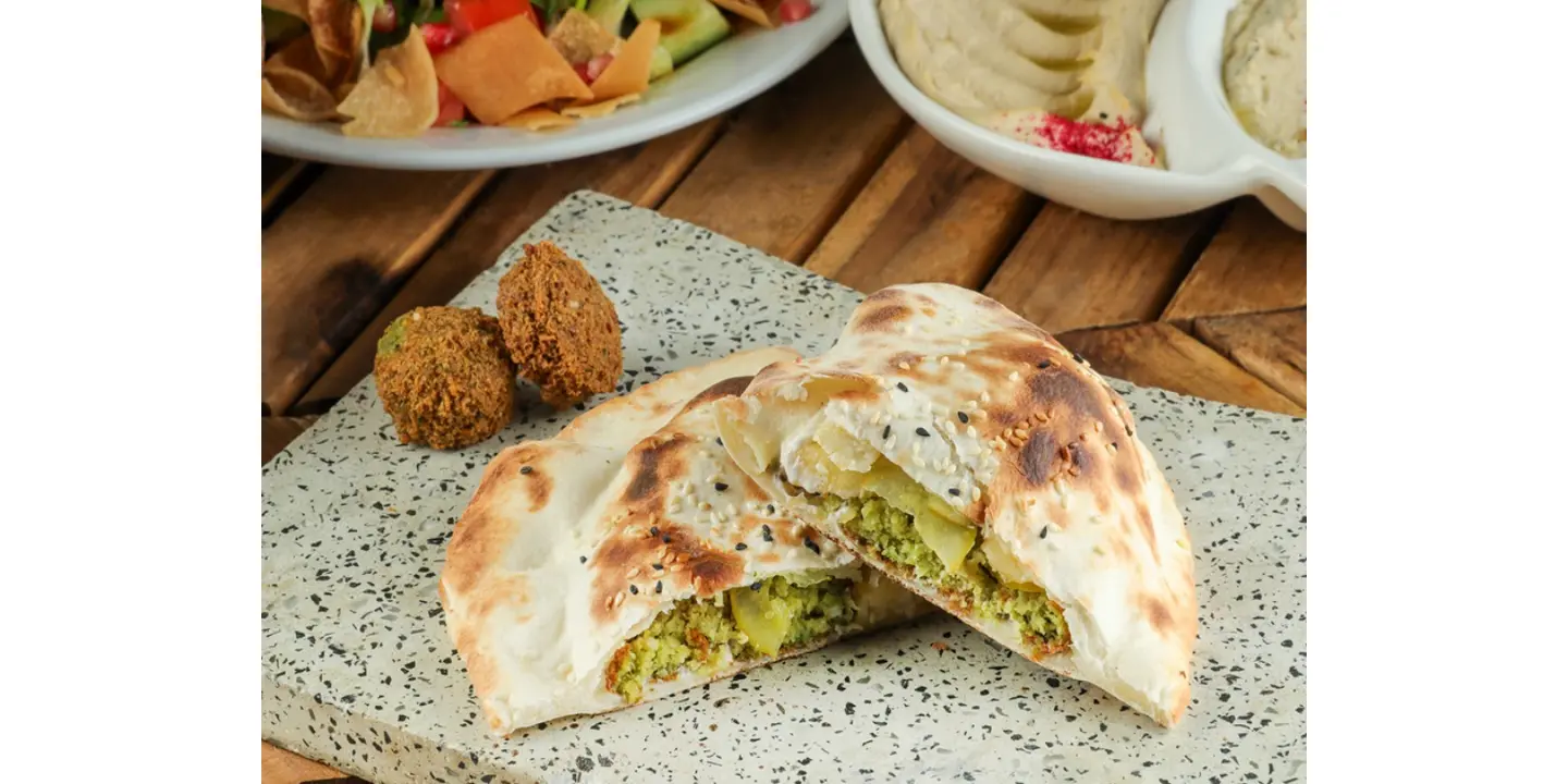 Labneh And Falafel Pie