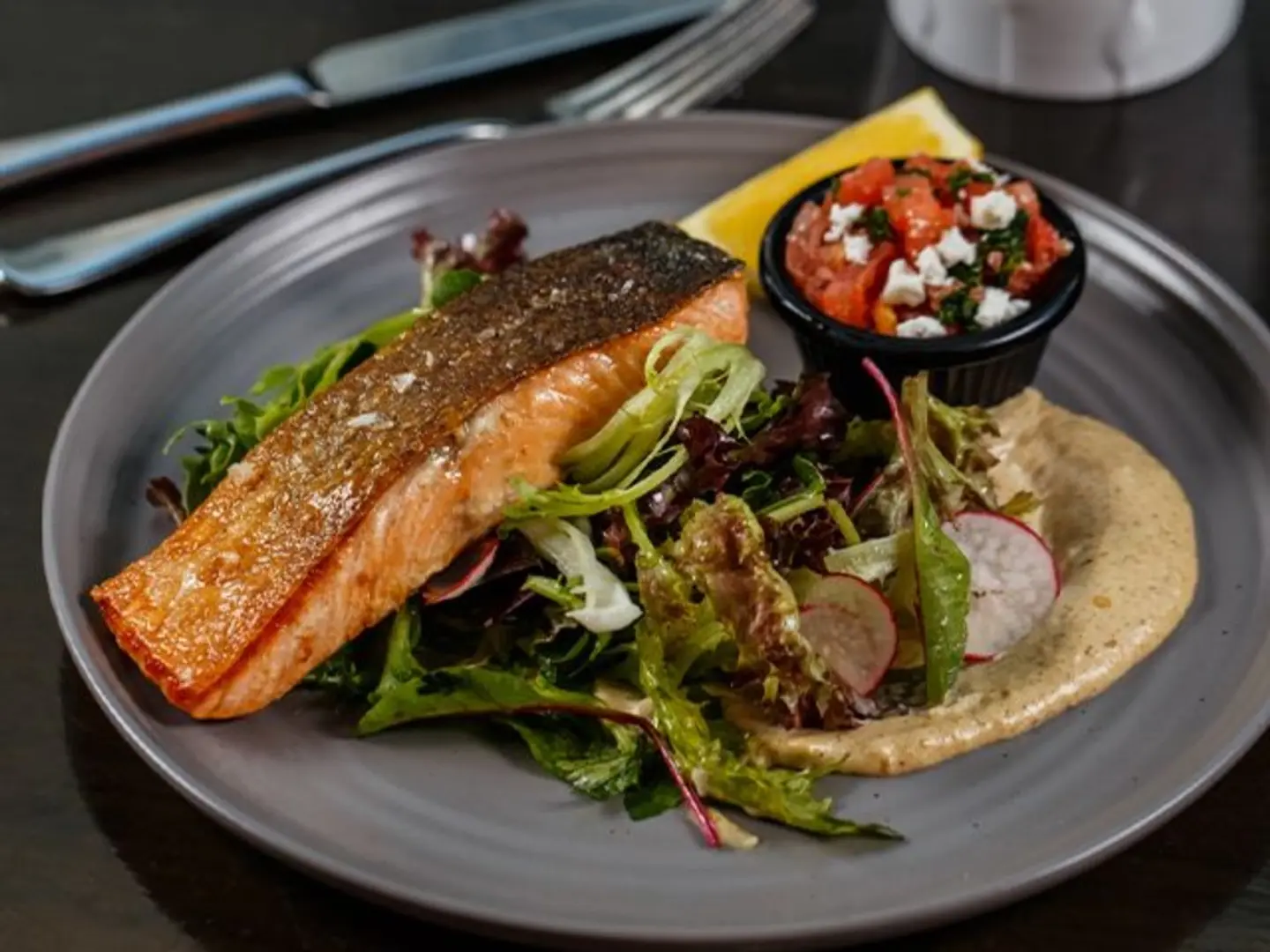 Grilled Atlantic Salmon