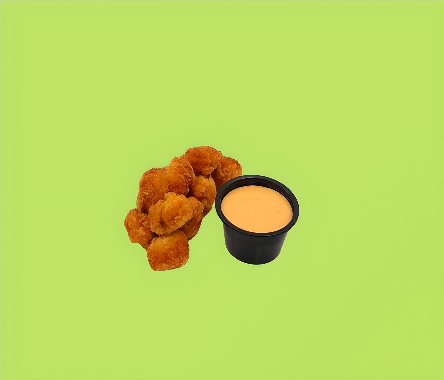 Chicken Bites Popcorn With Dynamite Dip