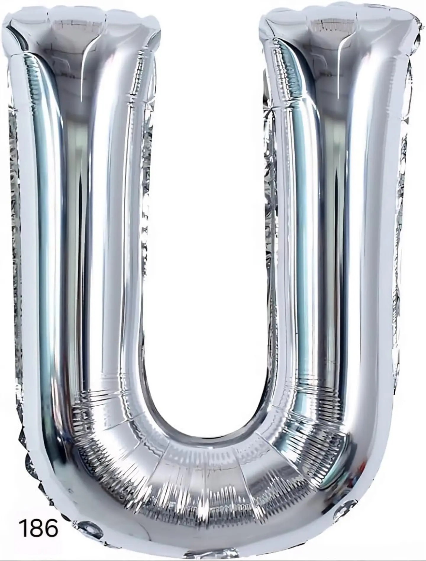 Silver 021 Helium Balloon