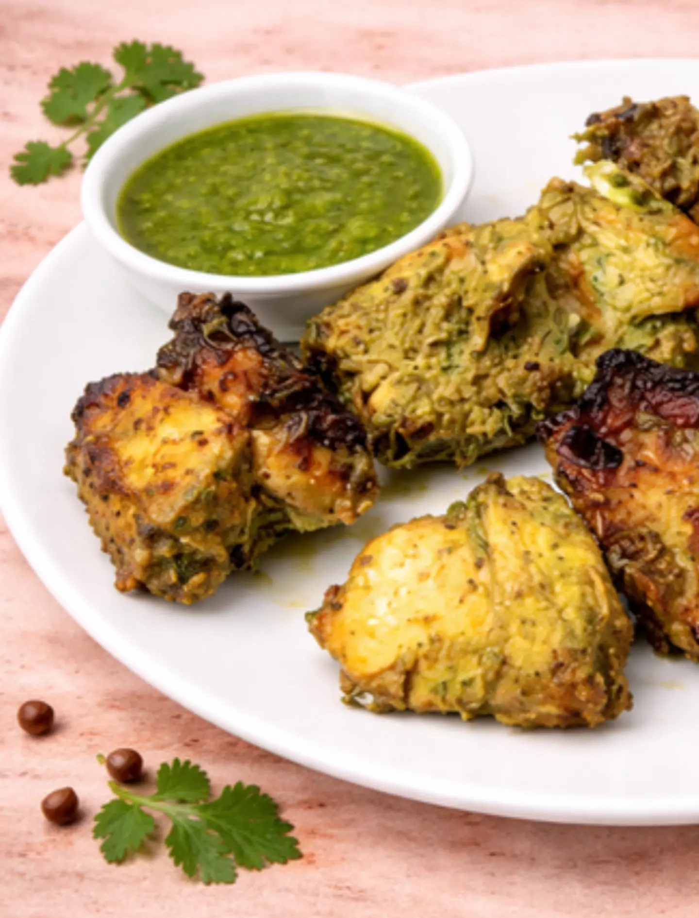 Tandoori Hariyali Tikka Boneless 8 Pc