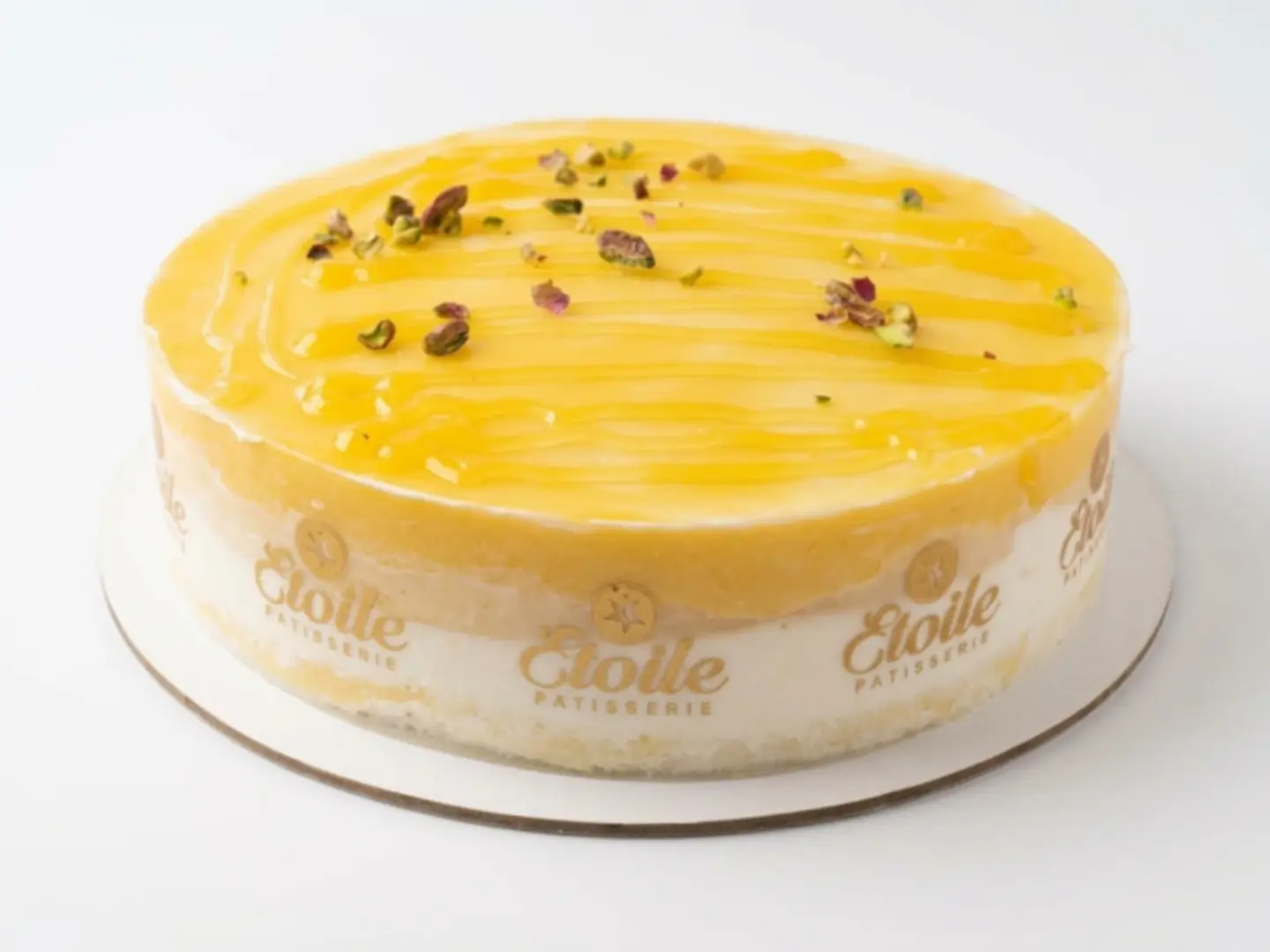 Vanilla & Mango Ice Cream Cake