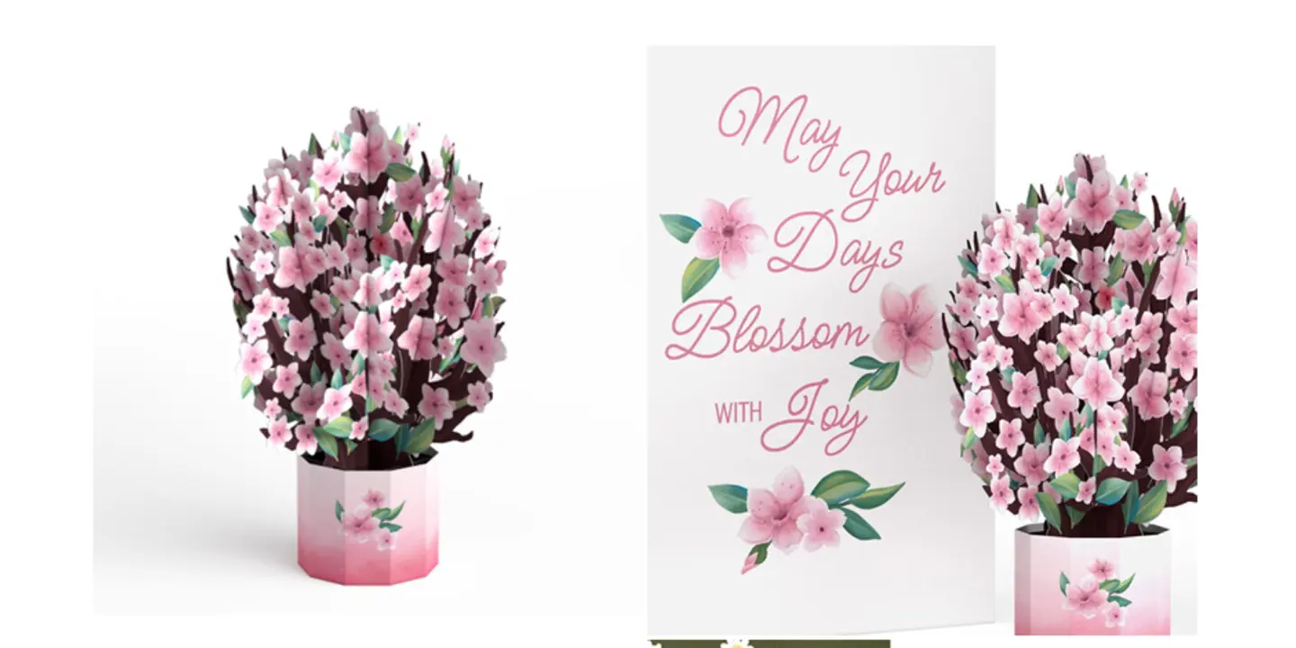 Card: I Wish Your Days Bloom With Joy With A Small Bouquet