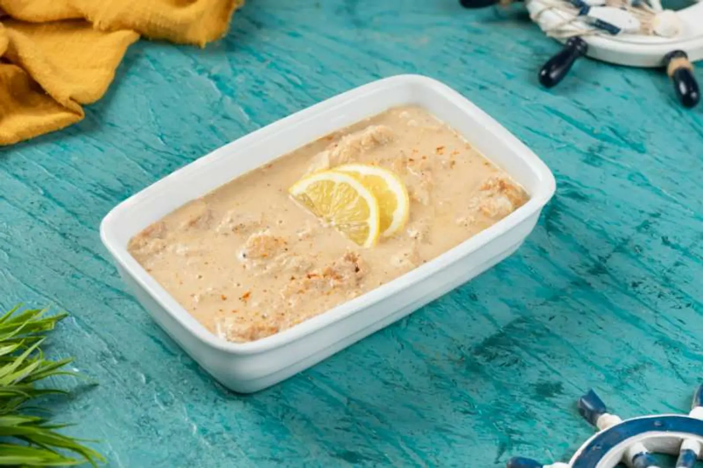 طاجن مشرمل الطحينة بالفيليه